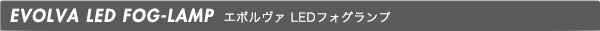 EVOLVA LEDフォグランプ